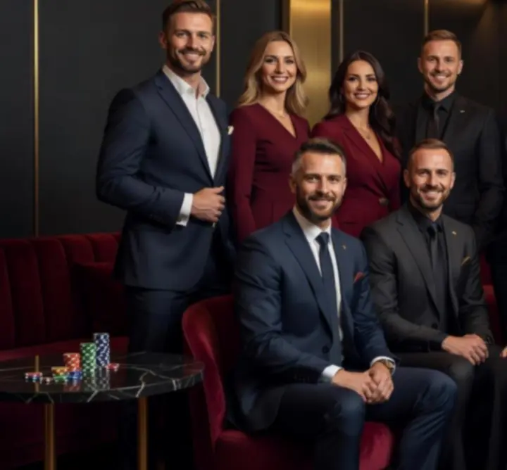 Zespół KARDI AGNIESZKA CHMIELEWSKA podczas przygotowania luksusowego eventu casino