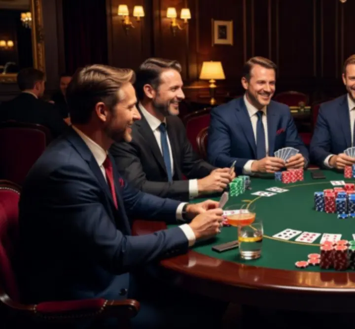 Wieczór pokerowy na evencie rozrywkowym z elegancką oprawą